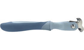 Peigne Démêlant pour Chien Râteau démêloir bleu pour chien et chat, lames inox et poignée ergonomique, pour un pelage sain et brillant.