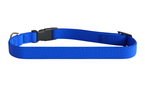 Roze geborduurde hondenhalsband, 30-46 cm, lichtgewicht nylon, personaliseerbaar met naam en details.