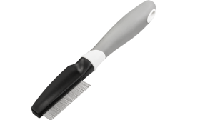 Vlooienkam voor Honden en Katten Honden- en kattenvlooienkam met fijne metalen tanden en ergonomisch handvat, ontworpen om vlooien en vuil te verwijderen.