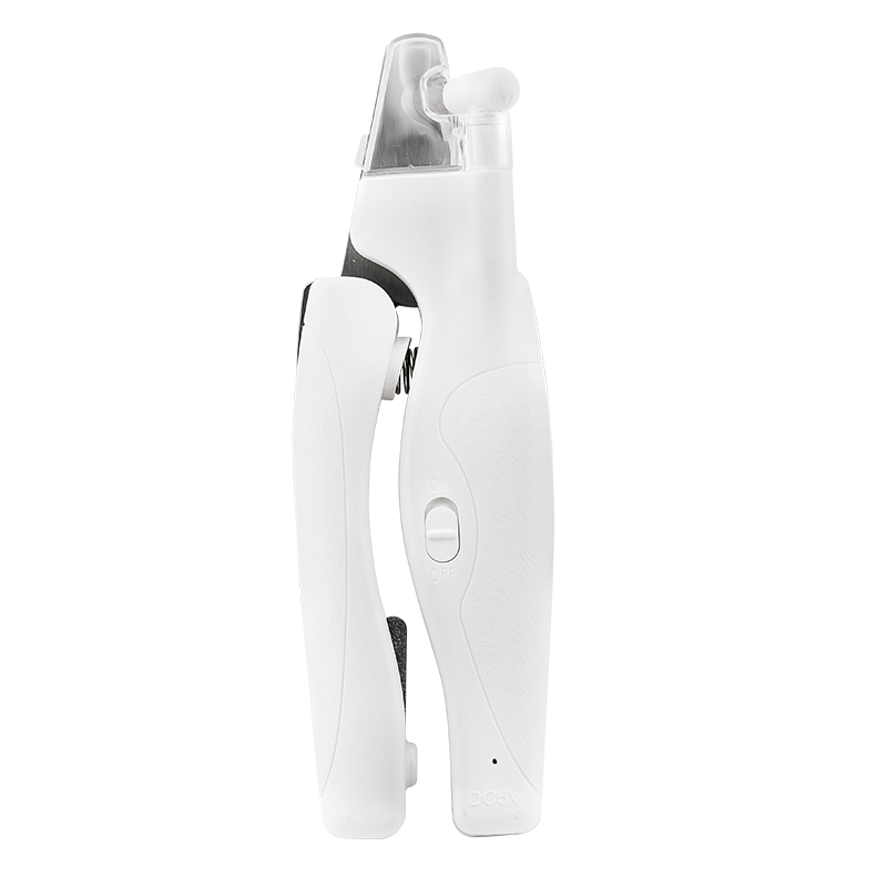 LED Honden en Katten Nagelknipper Witte LED nagelknipper voor honden met ingebouwd licht voor precisie, ergonomisch handvat, veiligheidsring en nagelvijl.