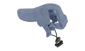 Casquette de Sport Respirante pour Chien pour l'Été Corgi portant un chapeau de sport bleu respirant, léger, de haute qualité, look cool et vraiment tendance.