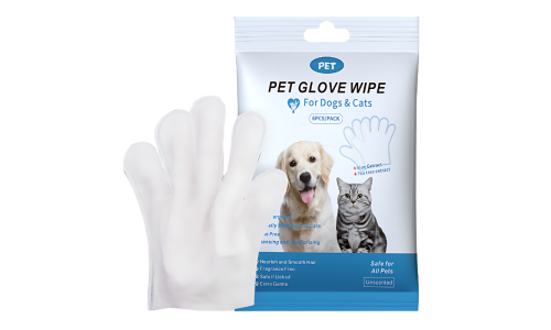 Lingettes hypoallergéniques pour animaux, 6 pièces, nettoyage doux et déodorisation pour chiens et chats.