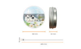 Kalmerende Halsband voor Katten Kalmerende kattenhalsband voor stress, geschikt voor nekken tot 48 cm. Met natuurlijke ingrediënten.