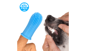 Brosse à Dents à Doigt en Silicone 360º pour Chiens Brosse à Dents à Doigt en Silicone 360º pour Chiens