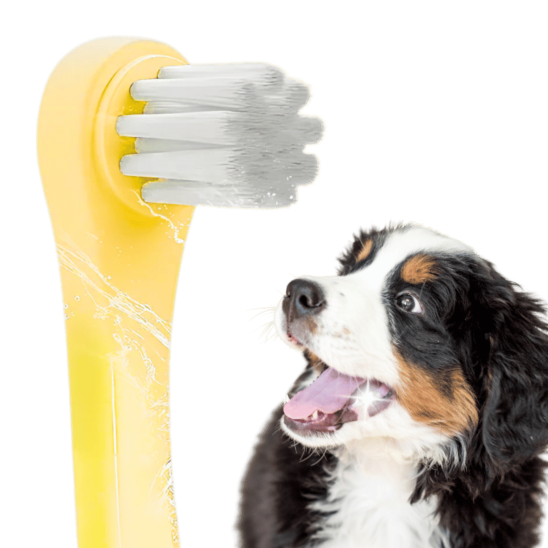 Gentle Clean tandenborstel voor honden en katten met zachte nylon borstelharen