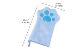 Microvezel Drooghandschoen Handdoek voor Honden & Katten – Fleece