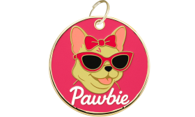 Médaille gravée Pawbie pour chien