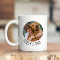 Mug chien personnalisé avec photo ronde – cadeau personnalisé pour propriétaires de chiens